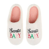 Christmas "Santa Baby" Slippers, Small