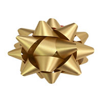 Christmas Gold Metallic Mega Bow