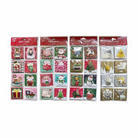 Holiday Style Christmas Handmade Style Gift Tags, 8 ct, 4 Assorted Designs