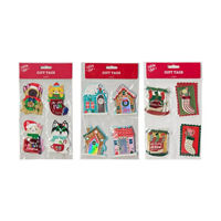 Holiday Style Christmas Gift Tags, 12 ct, 3 Assorted Designs