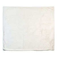 Christmas Cream Faux Fur Throw, 50x60 in