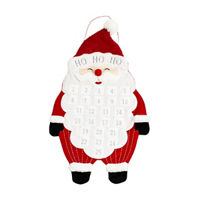 Christmas Santa Advent Calendar-Style Decor