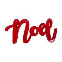 Christmas Tabletop "Noel" Script Word Decoration