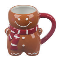 Christmas Brown Gingerbread Mug