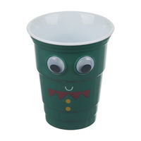 Christmas Green Elf Googly Eye Cup