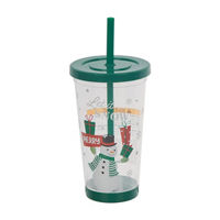 Christmas Green Light-Up Tumbler