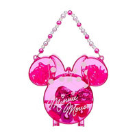 Minnie Mouse Shaped Hair Accessory Case with Beaded Handle