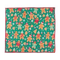 Christmas Green Gingerbread & Candy Cane Drying Mat