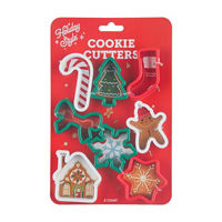 Holiday Style Cookie Cutters, 8 pk