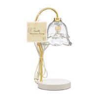 Candle Warmer Lamp with Gold Trim Detail