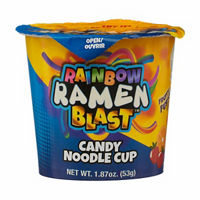 Rainbow Ramen Blast Candy Noodle Cup, 1.87 oz, 2 Assorted Flavors