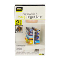 Smart Design 2-in-1 Bakeware & Wrap Organizer