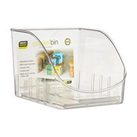 Smart Design Packet Bin with Dividers