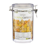 Smart Design Airtight Round Locking Canister, Large