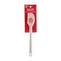 Holiday Style Pink Gingerbread House Silicone Spatula