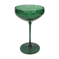 Christmas Dark Green Drinking Coupe