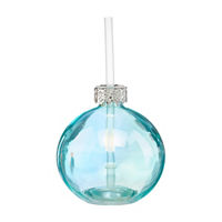 Christmas Blue Ornament Sipper