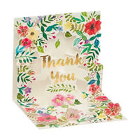 Botanical Pop-Up Thank You Card