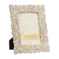 Gold Leaf Picture Frame, 4x6 in
