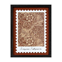 Botanical Stamp Art, 12.88x16.88 in