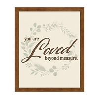 "You Are Loved Beyond Measure" Botanical Print, 9.5x11.5