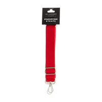 No Comment Red Stadium Bag Strap