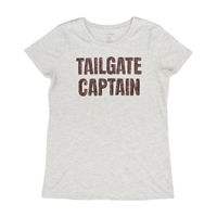 No Comment Gray 'Tailgate Captain' Short Sleeve T-Shirt, Medium