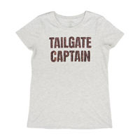 No Comment Gray 'Tailgate Captain' Short Sleeve T-Shirt, Large