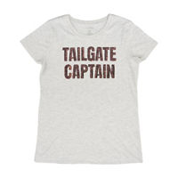 No Comment Gray 'Tailgate Captain' Short Sleeve T-Shirt, 2XL