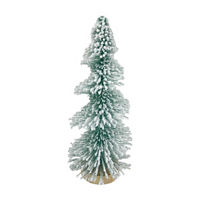Christmas Green Snowy Tabletop Tree, 9 in