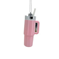 Christmas Pink Tumbler Ornament