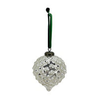 Christmas Mercury Glass Finial Ornament