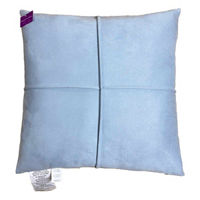 Blue Suede Pillow, 24x24 in