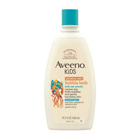 Aveeno Kids Bubble Bath for Sensitive Skin, Oat Extract, 19.2 fl. oz