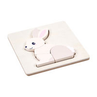 Moover Wooden Mini Puzzle, 4 Assorted