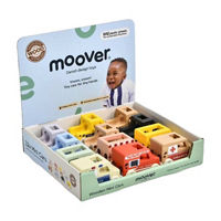 Moover Wooden Mini Cars, 12 pc