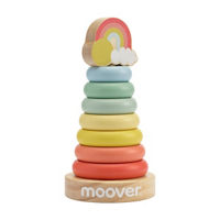 Moover Rainbow Wooden Ring Set
