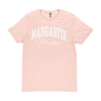 Summer Pink "Margarita Weather" T-Shirt, Large