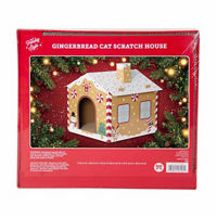 Holiday Style Gingerbread Cat Scratch House