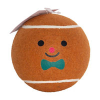 Holiday Style Gingerbread Jumbo Ball Dog Toy
