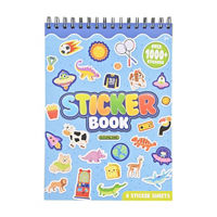 Blue Boys Sticker Book, 8 Sheets