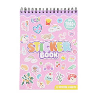 Pink Girls Sticker Book, 8 Sheets