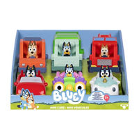 Bluey Mini Racers Toy Car, 3 Assorted Characters