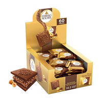 Ferrero Rocher Hazelnut and Milk Chocolate Squares, 22.2 oz, 60 ct