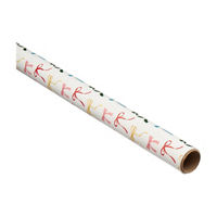 Christmas Multicolor Bow Print Wrapping Paper