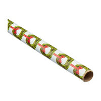 Christmas Wreath Print Gift Wrap