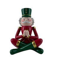 Christmas Yoga Pose Nutcracker Figural Decor