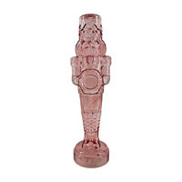 Christmas Clear Pink Nutcracker Tabletop Decor, 13 in