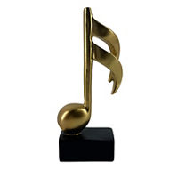 Christmas Gold Musical Note Tabletop Decor, 6 in