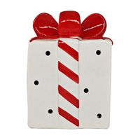 Christmas Red Polka Dot Present Tabletop Decor, 6